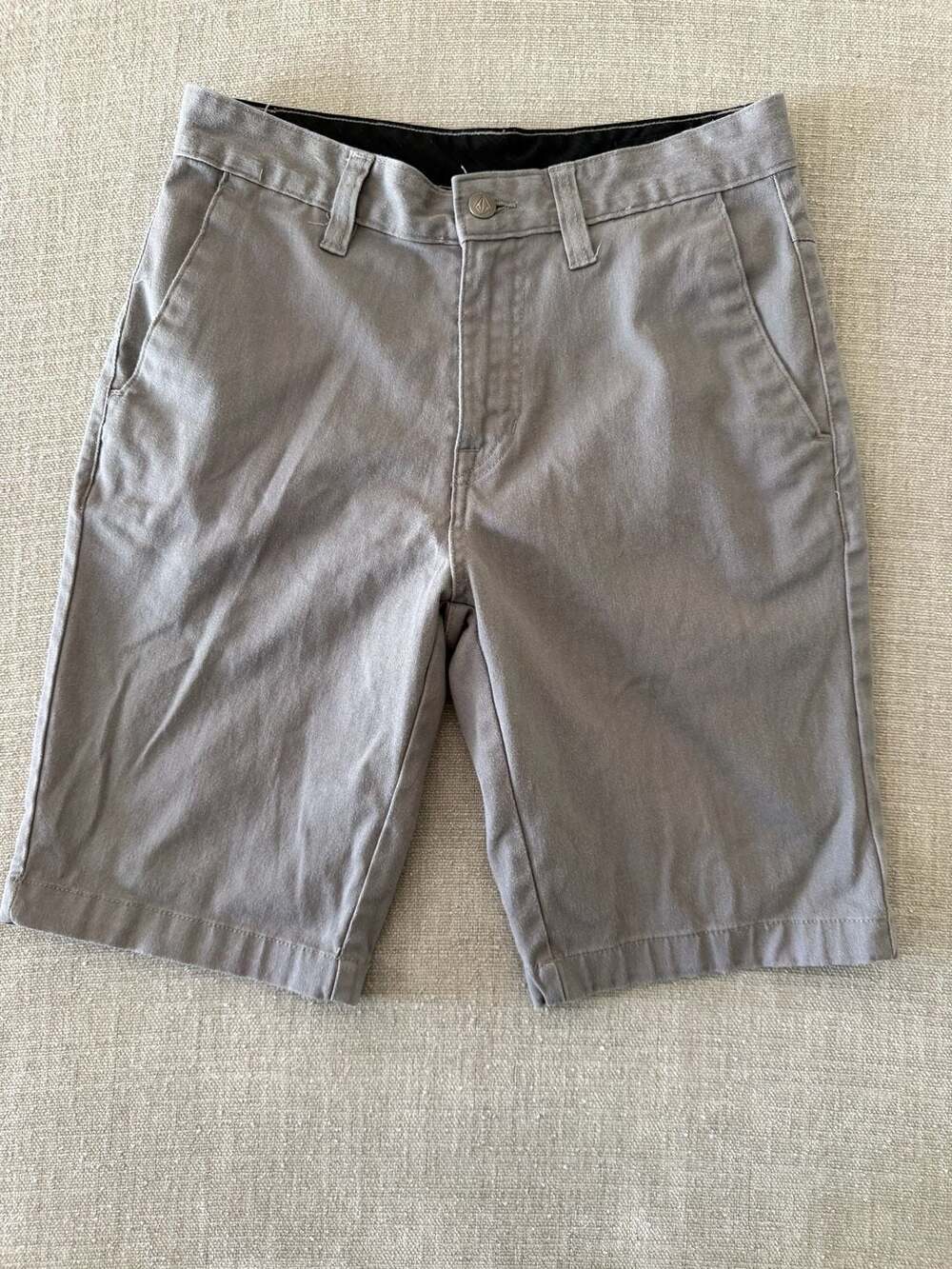 Volcom Frickin Modern Chino Shorts Gray Size 28